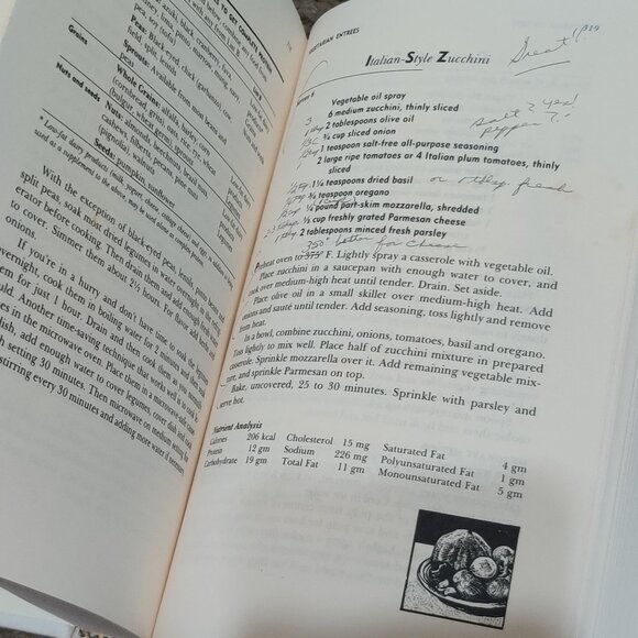 American Heart Association Cookbook 5th Edition 1991 Vintage Hardcover Revised - Picture 8 of 9